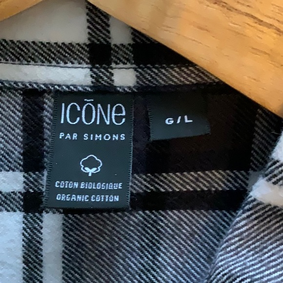 Icone Large plaid flannel shirt - Picture 3 of 4